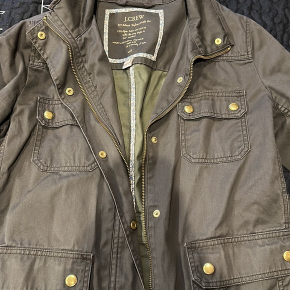 J. Crew green field jacket - Picture 2 of 3